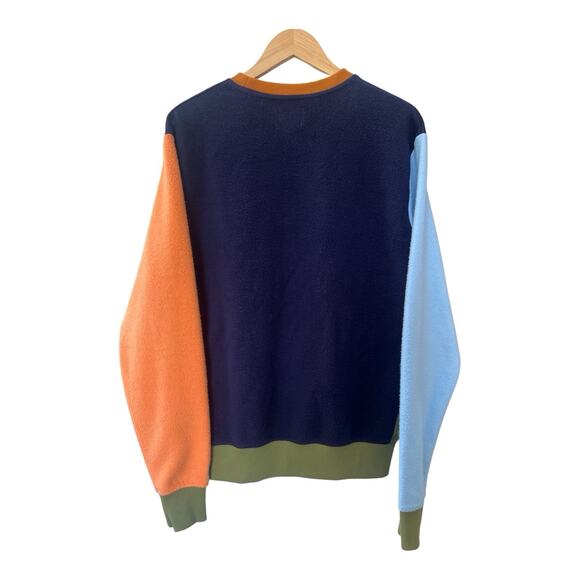 Billionaire Boys Club Crewneck Sweatshirt Men L Oversized Color-Block Streetwear - Picture 2 of 12